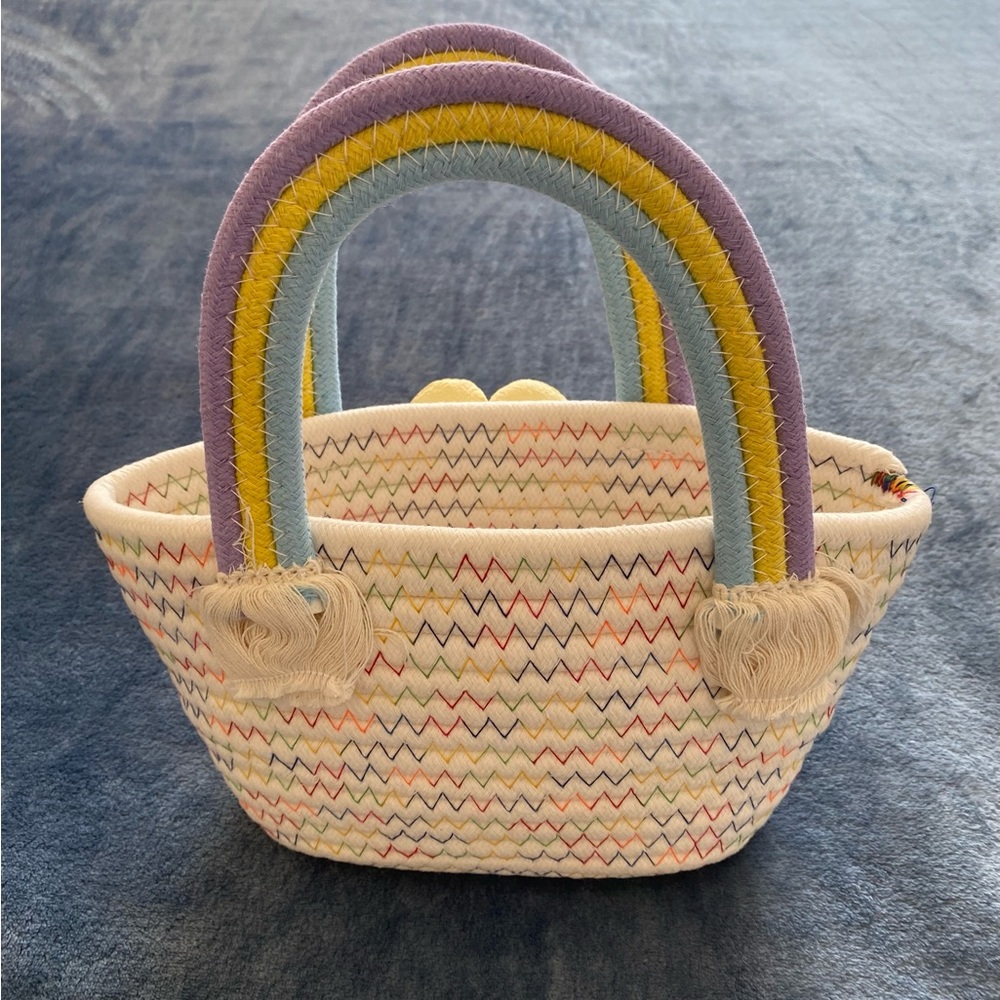 Cotton Storage Basket - Rainbow